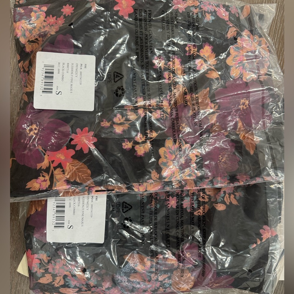 🎉LAST CHANCE🎉Free People Suddenly Fine Maxi Slip Black Combo - Picture 6 of 15